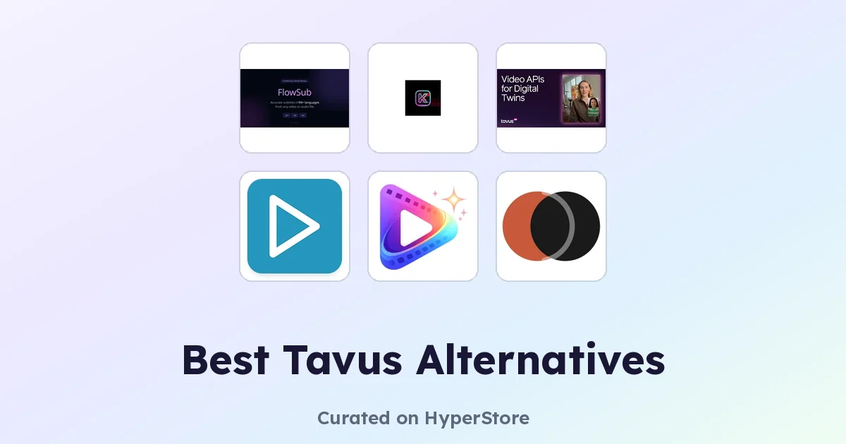Best Tavus Alternatives for AI Video Creation and Editing