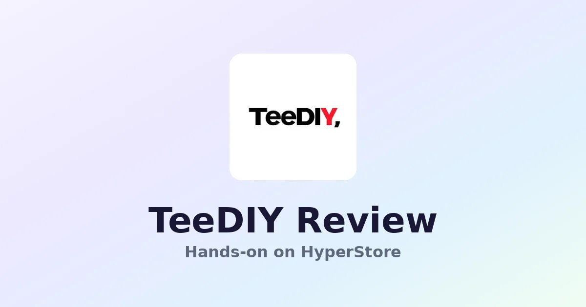 TeeDIY Review: AI Custom T-Shirt Design Made Easy