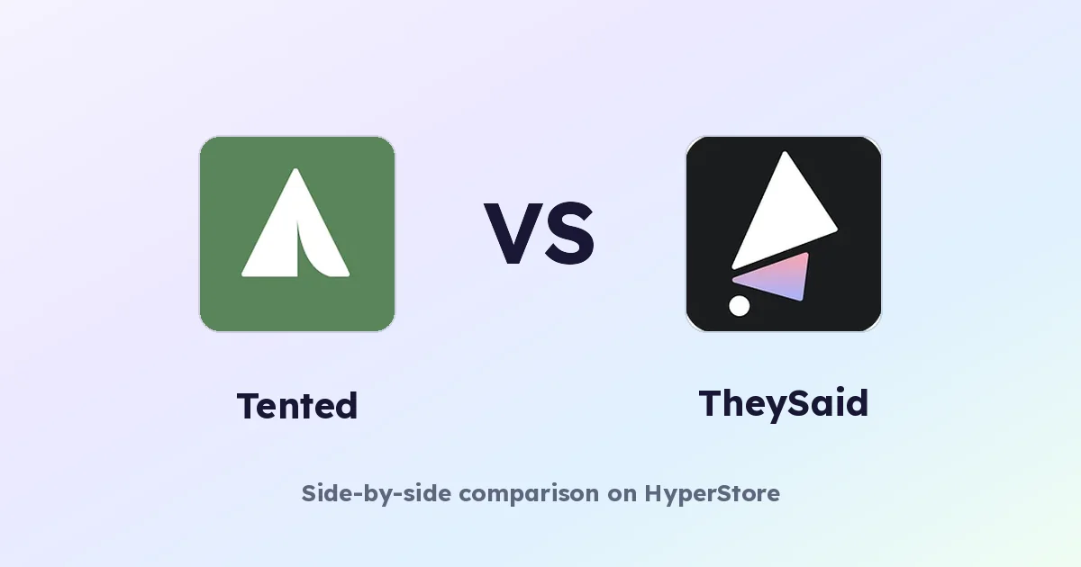 Tented vs. TheySaid: Welches KI-Tool ist das richtige für Teams?