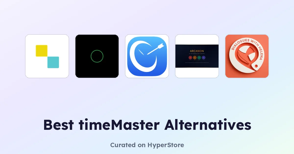 Best timeMaster Alternatives for Productivity and Focus