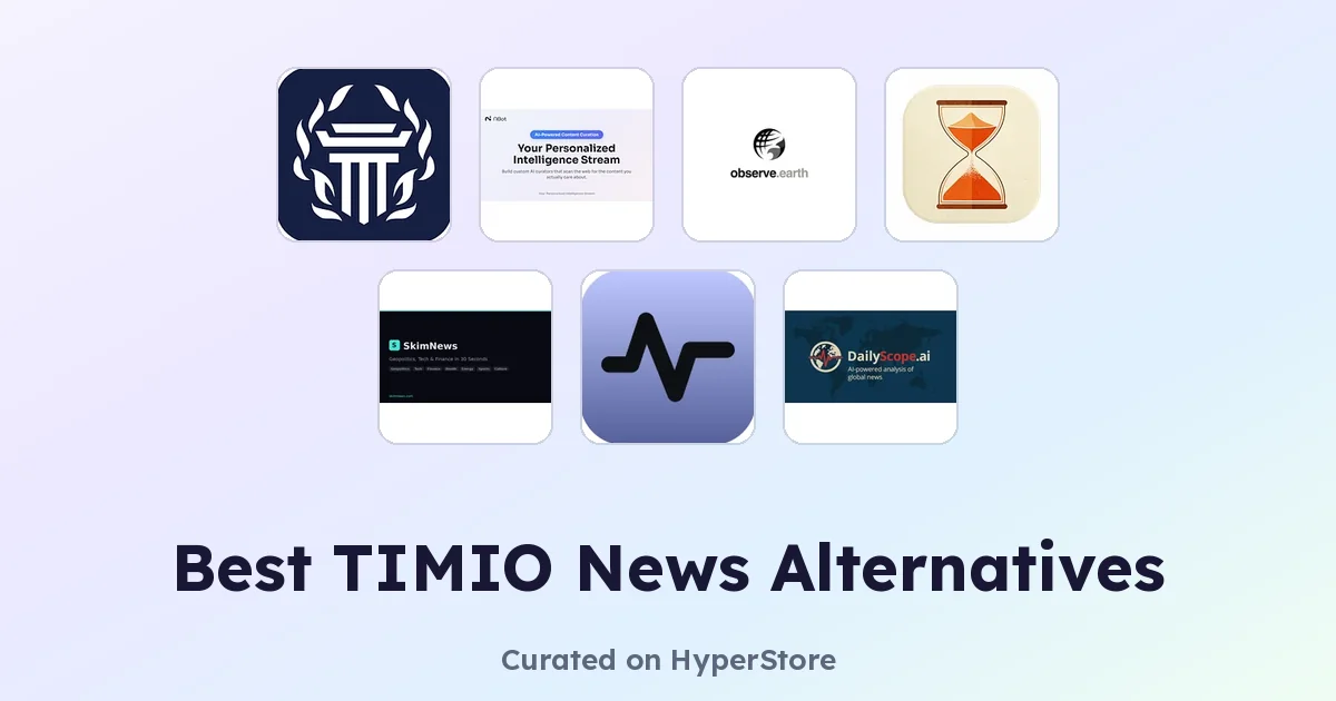 Лучшие альтернативы TIMIO News для быстрого поиска новостей