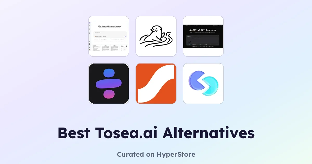 Best Tosea.ai Alternatives for AI Presentation Workflows
