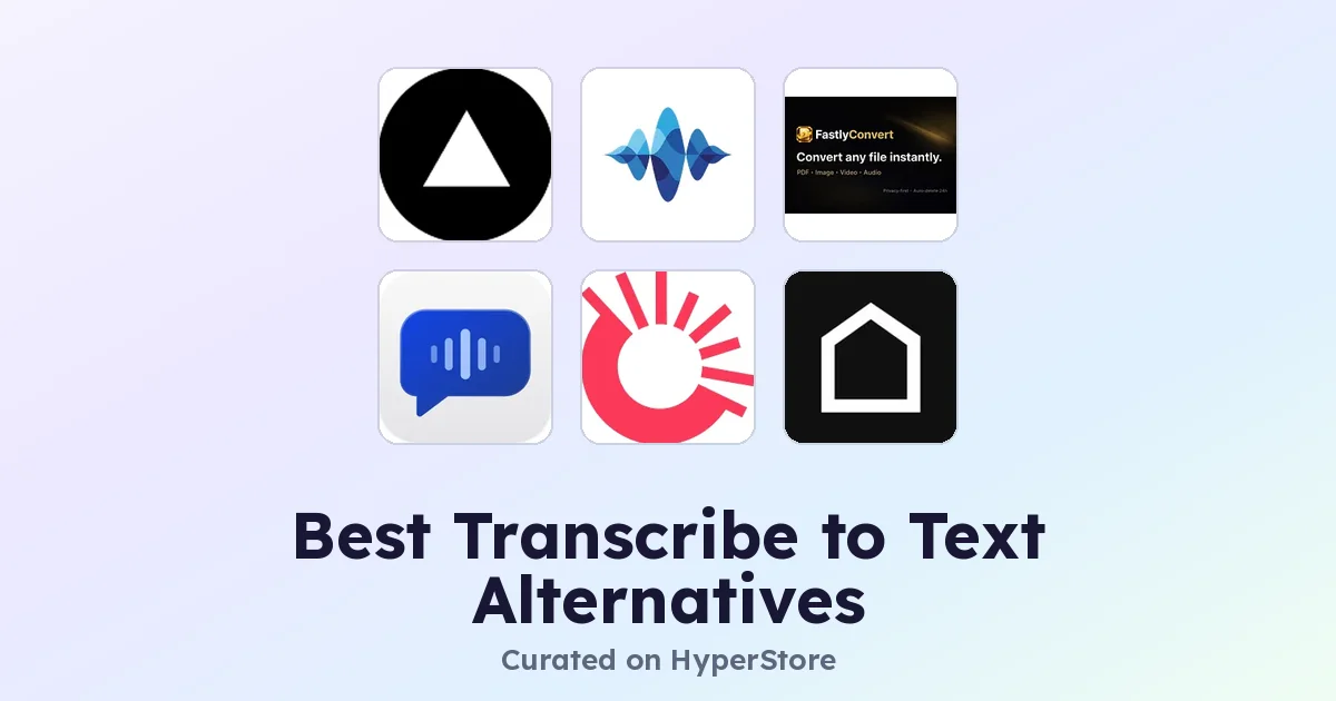 Лучшие альтернативы Transcribe to Text в HyperStore