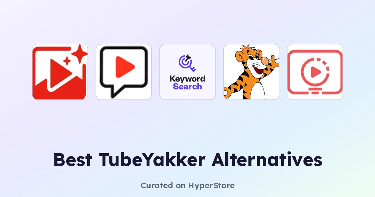 Best TubeYakker alternatives: Compare creator tools