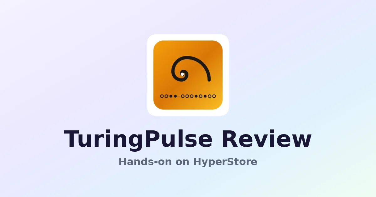 TuringPulse review on HyperStore — screenshot of the TuringPulse directory listing