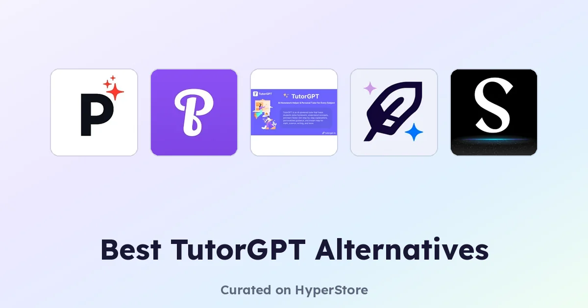 Best TutorGPT alternatives for More Flexible Studying