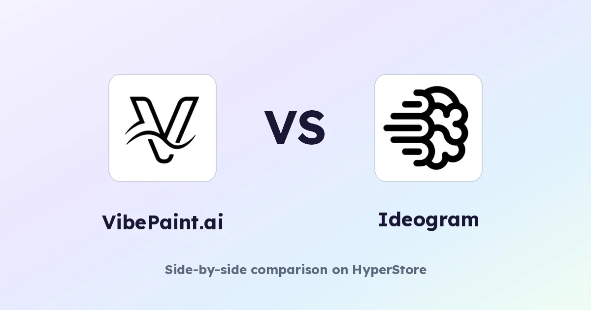 VibePaint.ai vs Ideogram: Which AI Creative Tool Fits You?