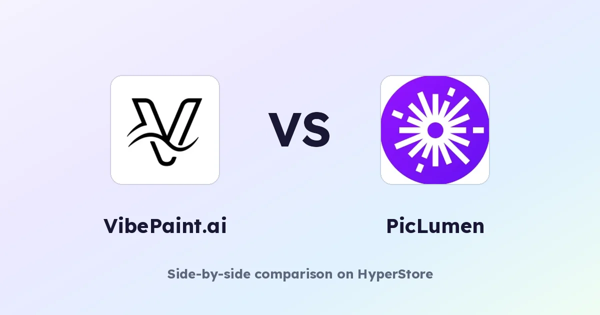VibePaint.ai vs PicLumen: ¿Qué herramienta de arte con IA te conviene?
