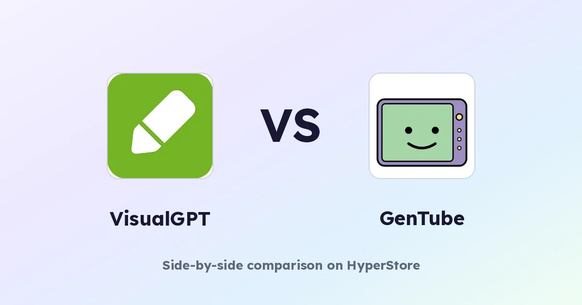 VisualGPT vs GenTube: Which AI Visual Tool Fits You?