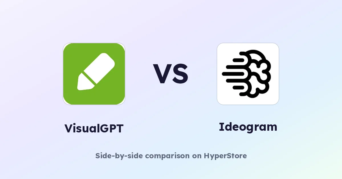 VisualGPT vs Ideogram: Which AI Visual Tool Fits You?