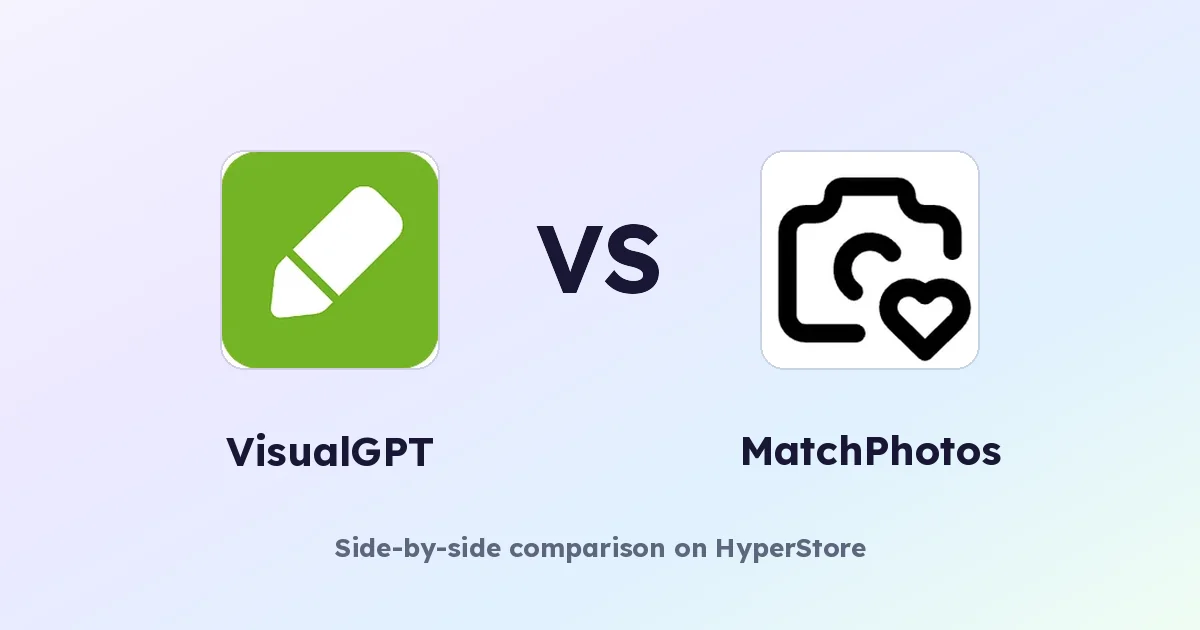 VisualGPT vs. MatchPhotos: Welches KI-Bildtool passt zu dir?