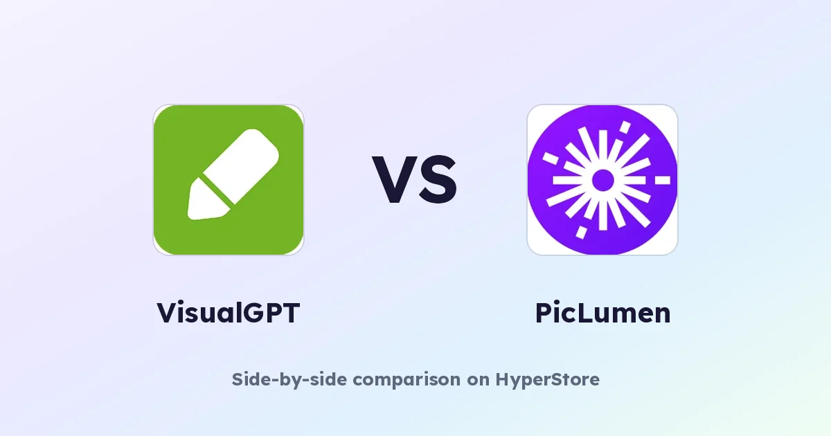 VisualGPT vs PicLumen: AI Image Generators Compared