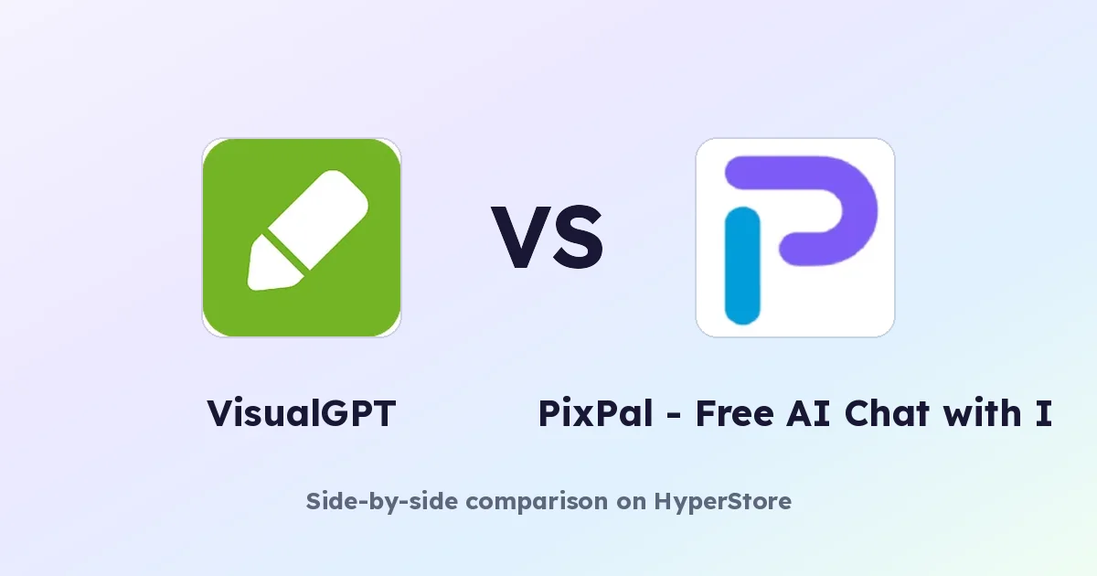 VisualGPT vs PixPal: Free AI Visual Tools Compared