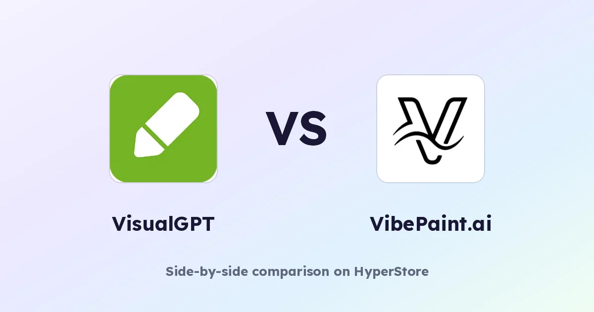 VisualGPT vs VibePaint.ai: Welches KI-Bildtool passt zu Ihnen?