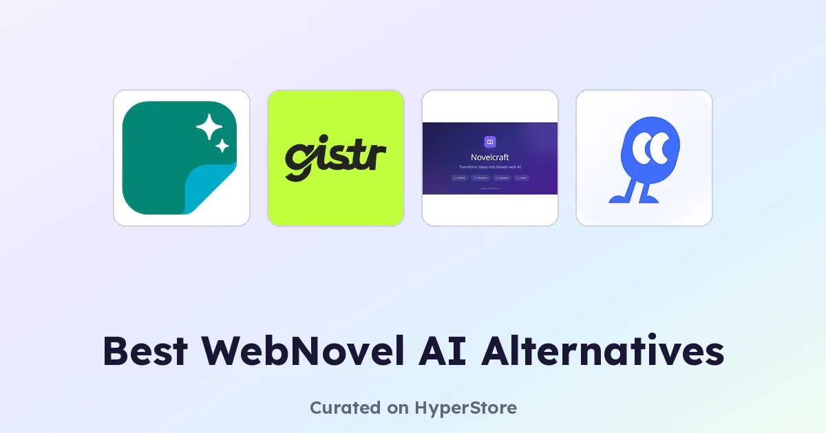 소설 및 이야기 작가를 위한 최고의 WebNovel AI 대체 서비스
