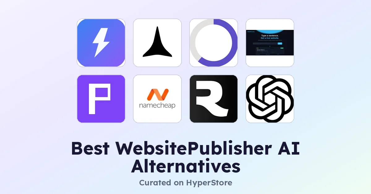 Değerlendirmeye Değer En İyi WebsitePublisher AI Alternatifleri