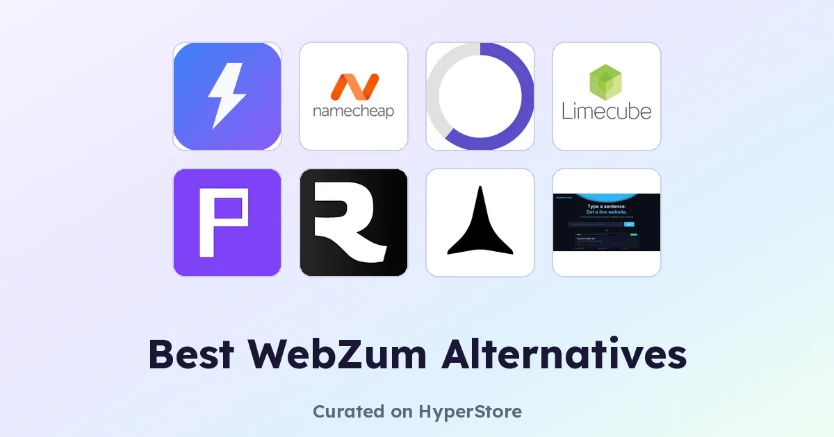 WebZum alternatives: Best Tools for Websites and Apps