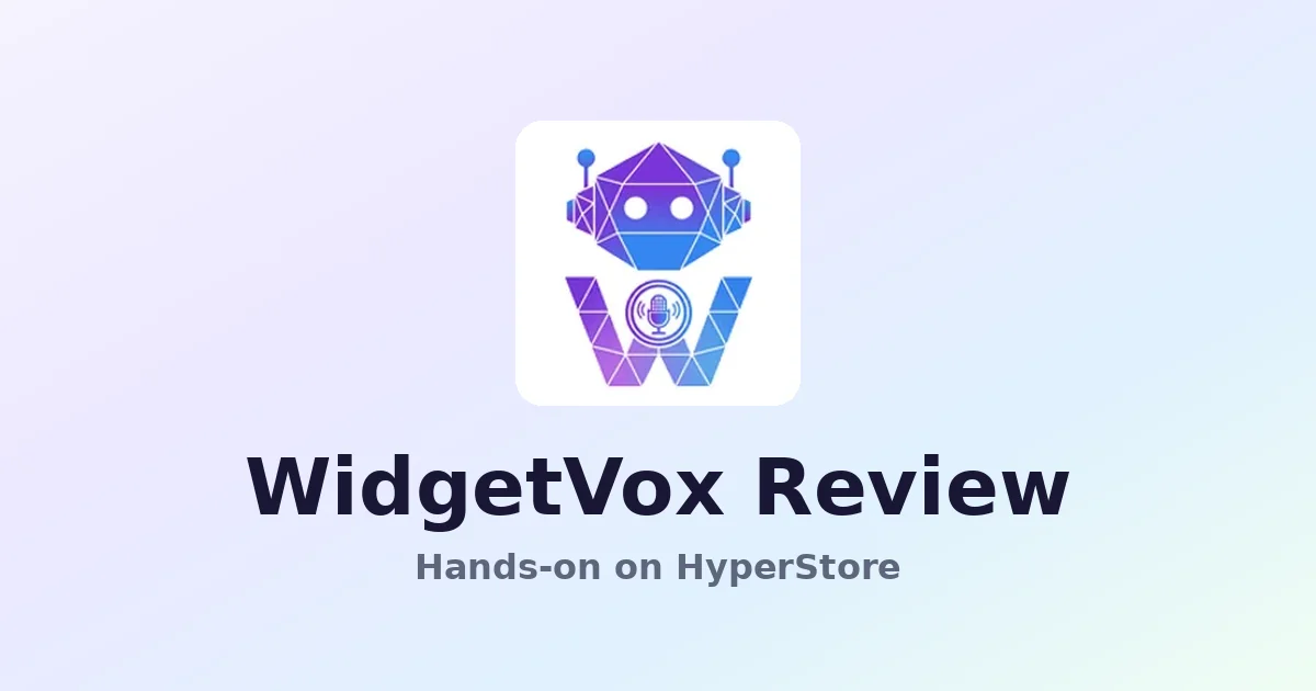 Avis WidgetVox : des agents vocaux IA pour votre site web