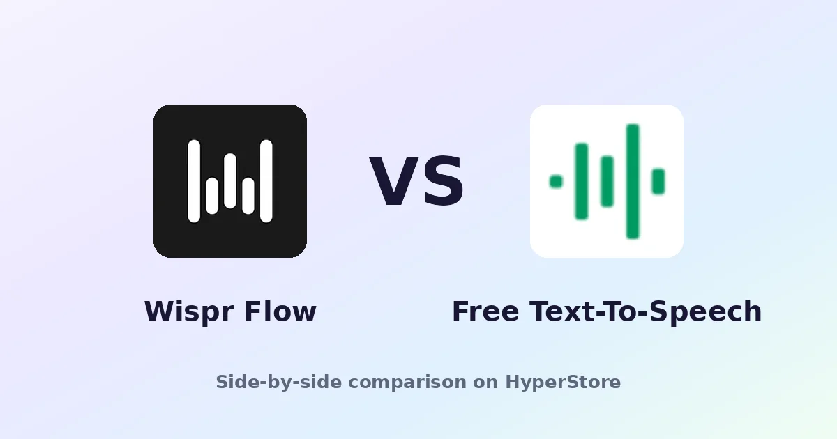 Wispr Flow vs Free Text-To-Speech: Voice Input or Voice Output?
