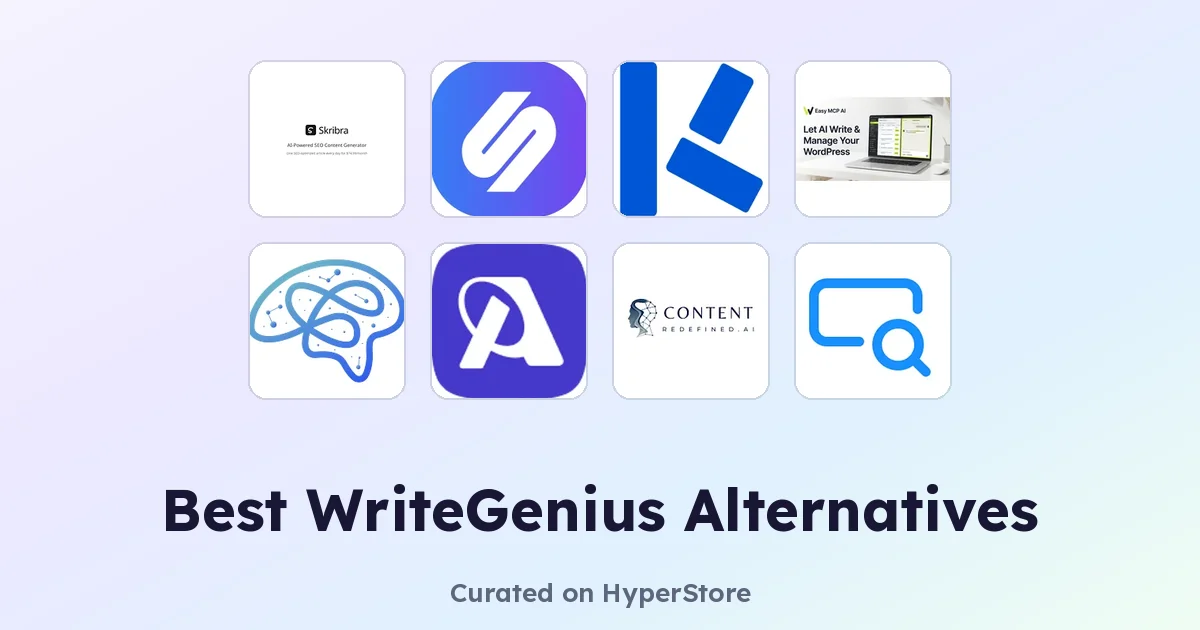 AIコンテンツ作成におすすめのWriteGenius代替ツール