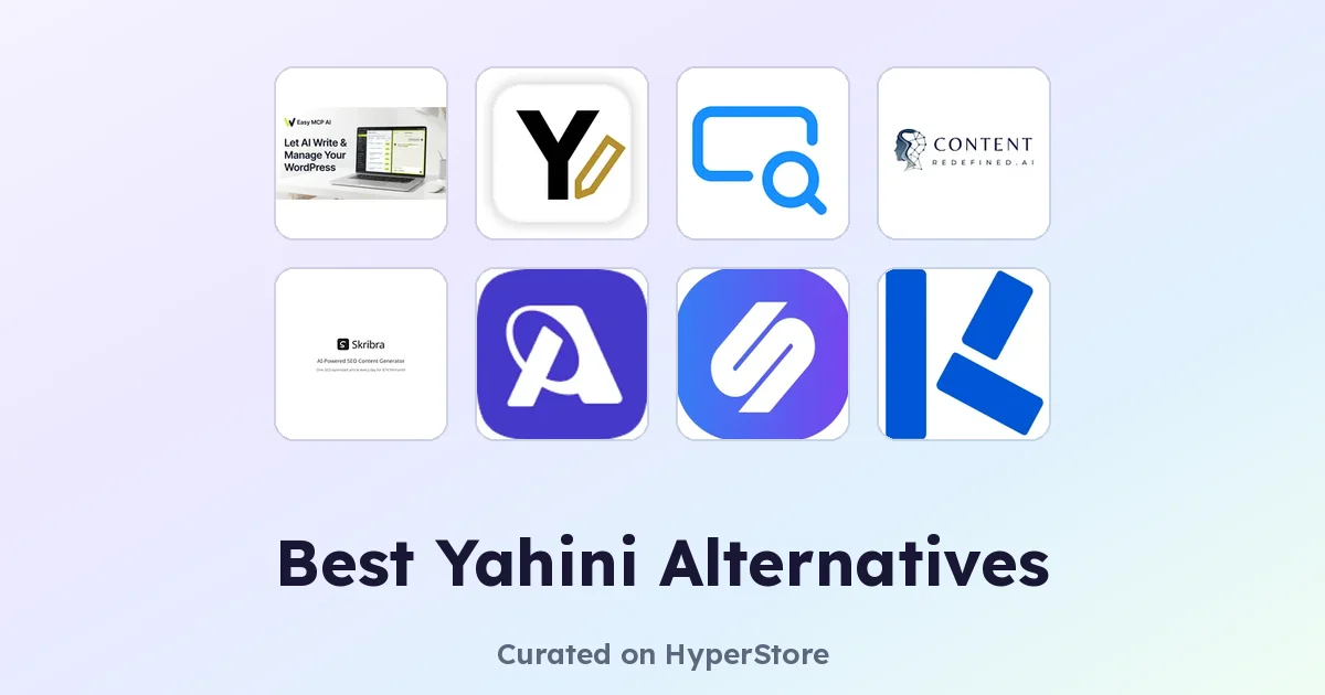 Best Yahini Alternatives for SEO Content Creation Tools