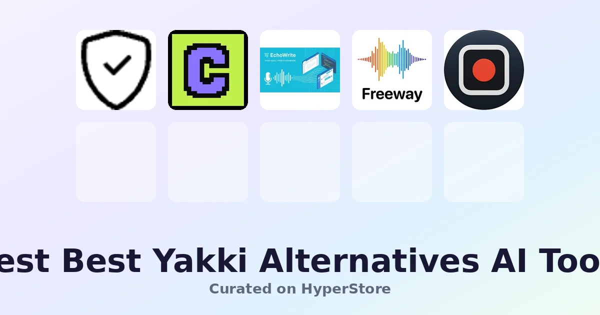 Yakki alternatives: the best AI voice-to-text tools compared