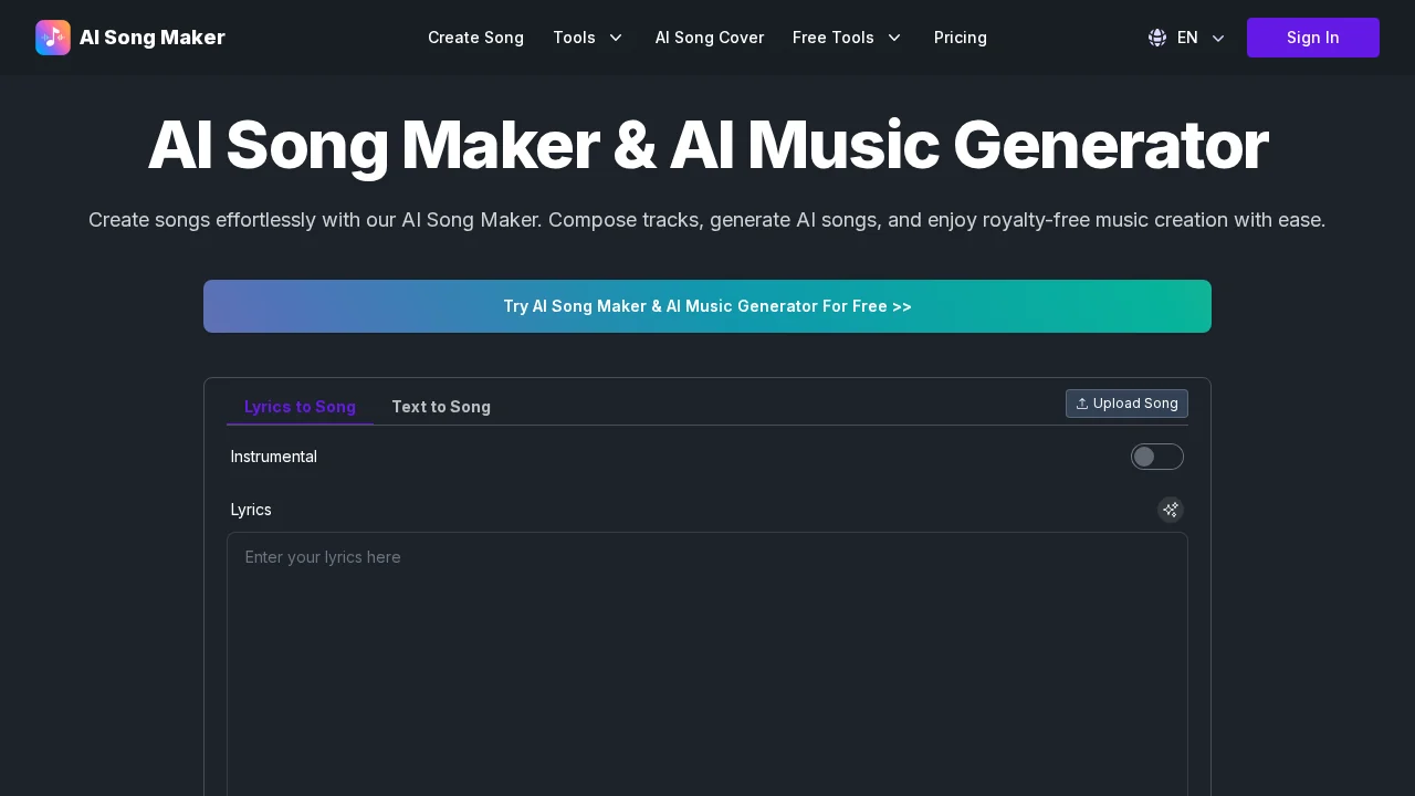 AI Song Maker screenshot 1