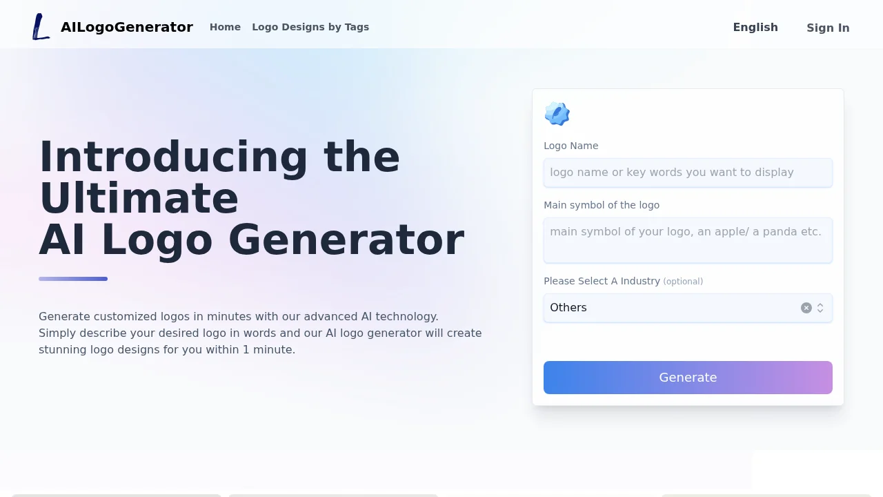 AILogoGenerator screenshot 1