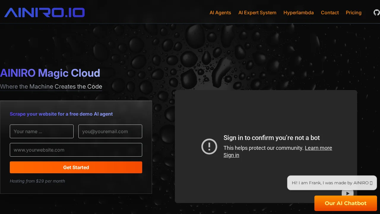 AINiro screenshot 1
