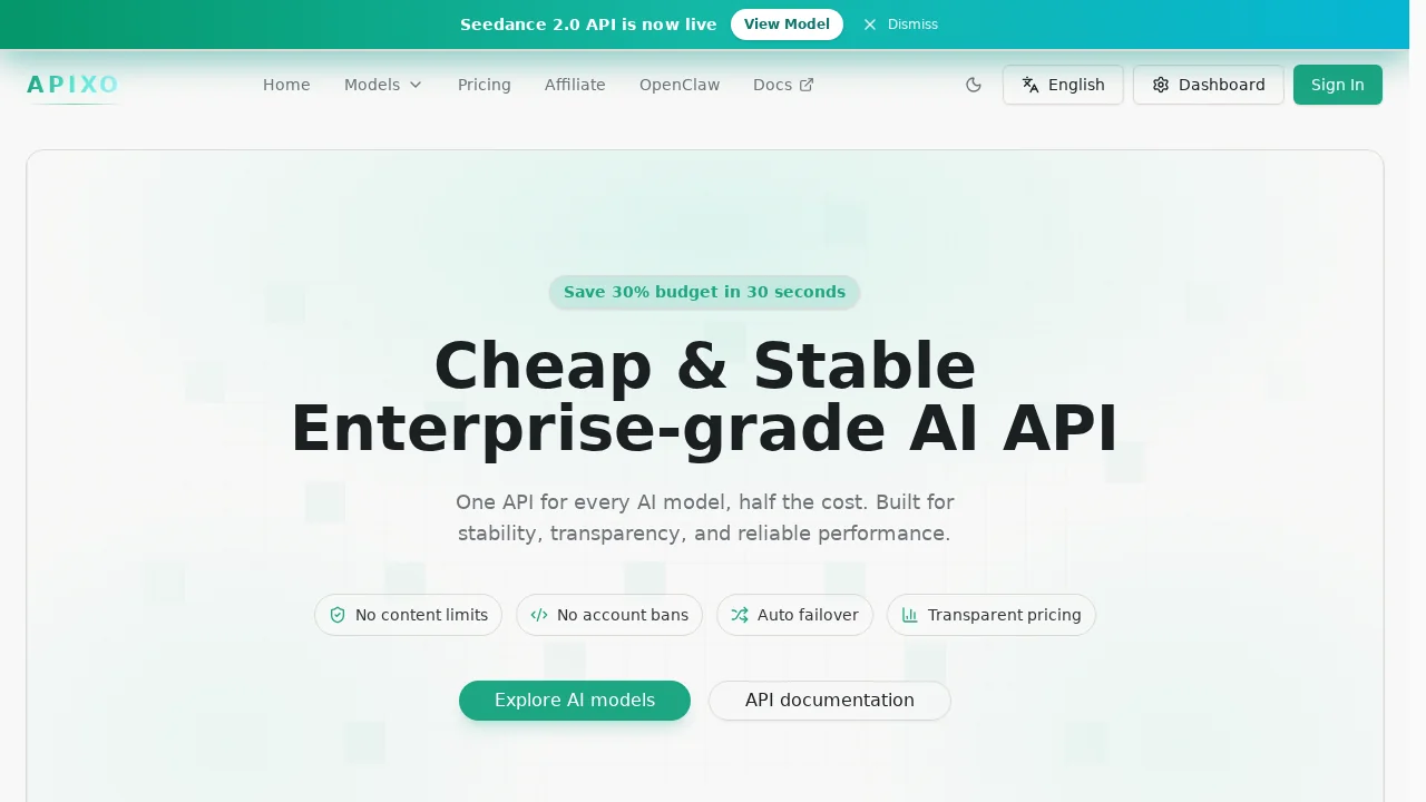 APIXO screenshot 1