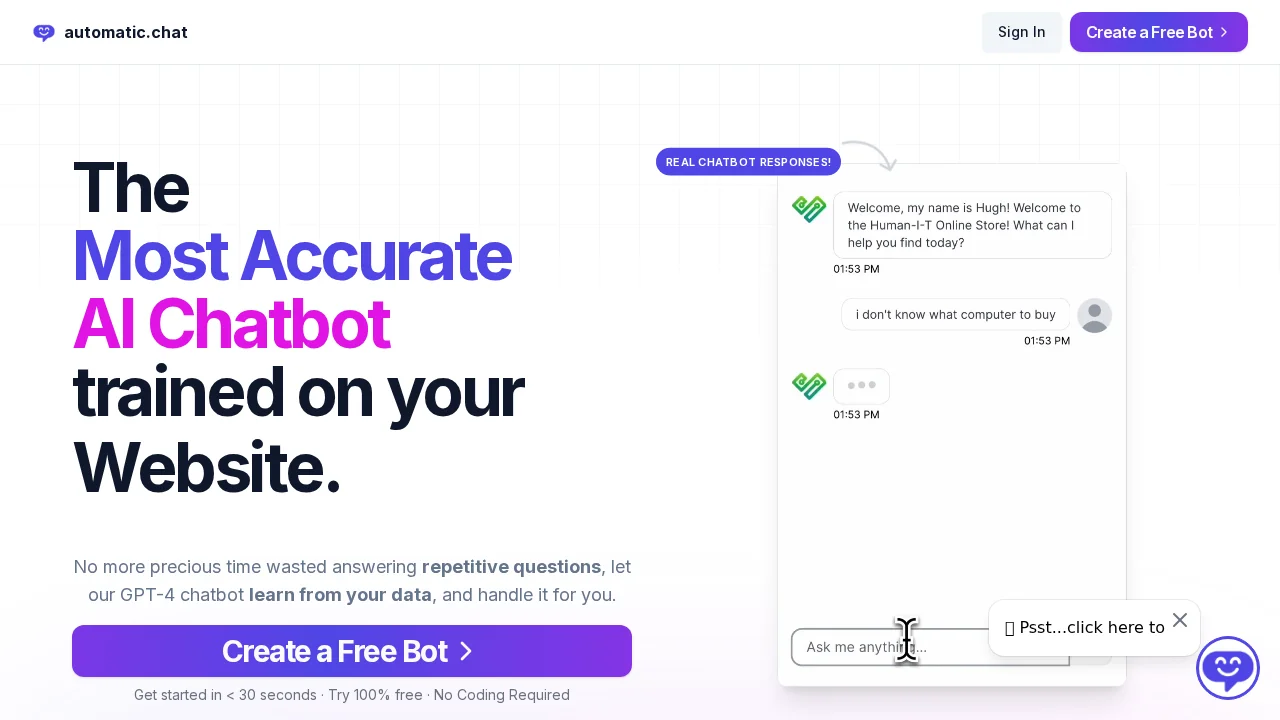 Automatic Chat screenshot 1