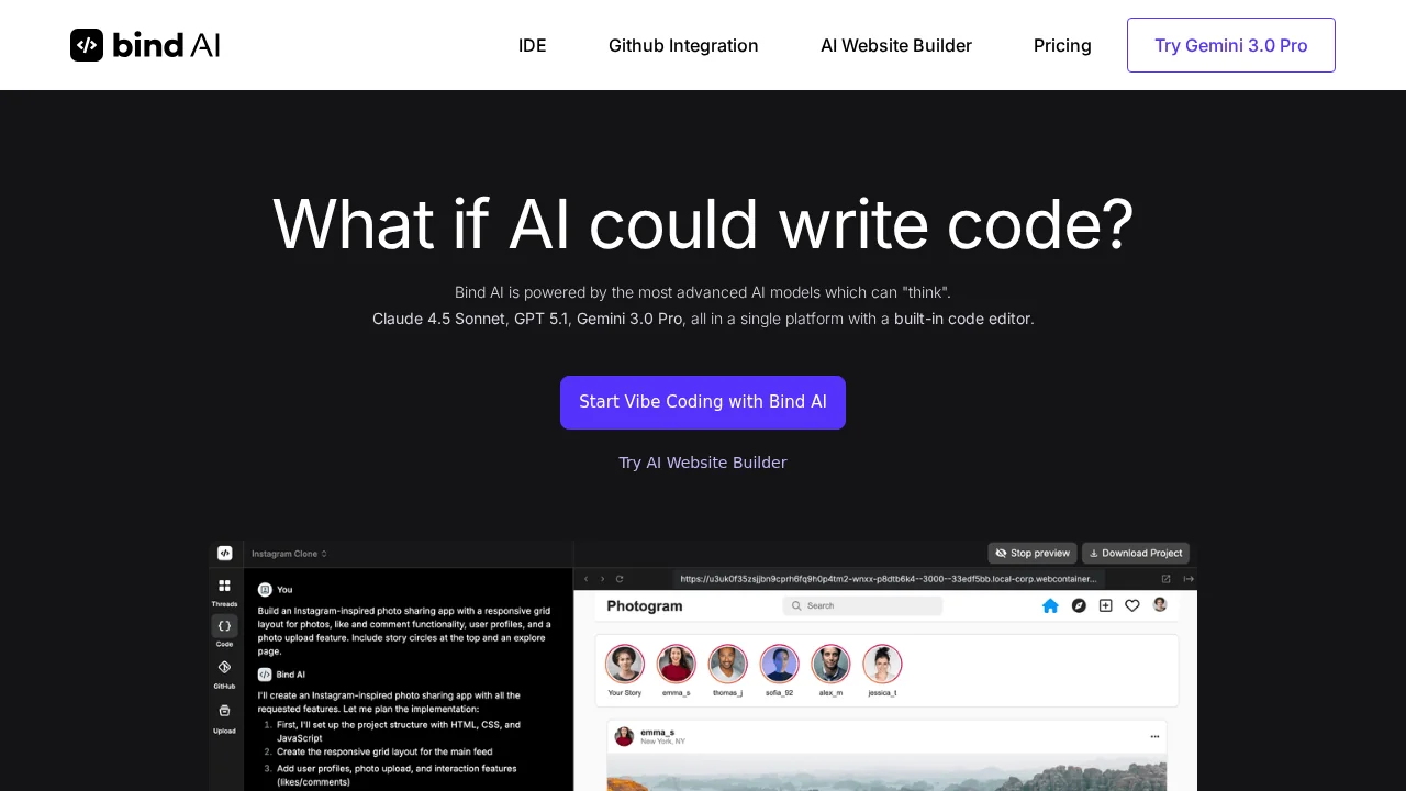 Bind screenshot 1