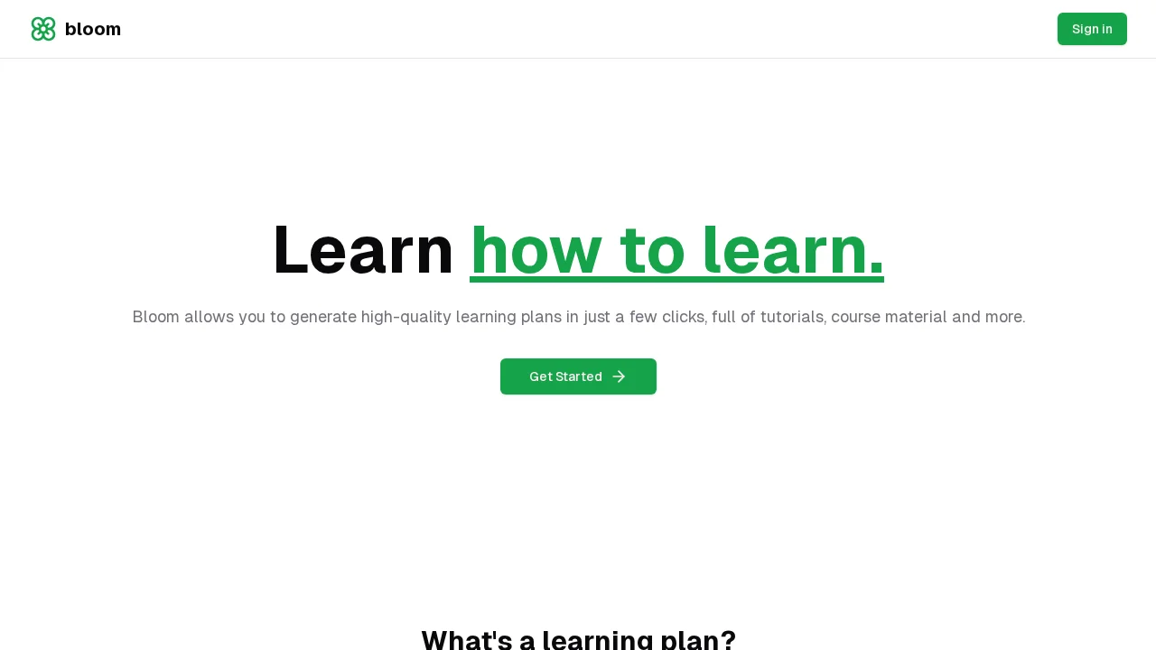 Bloom screenshot 1