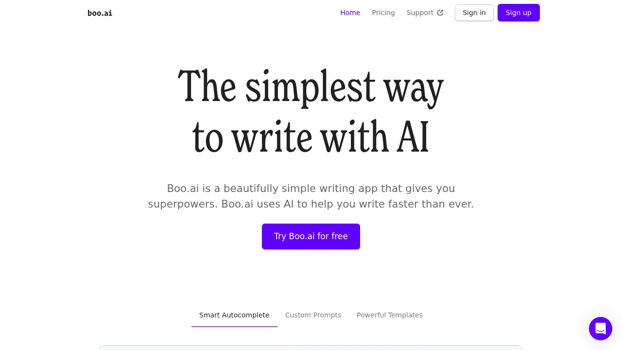 Boo.ai screenshot 1