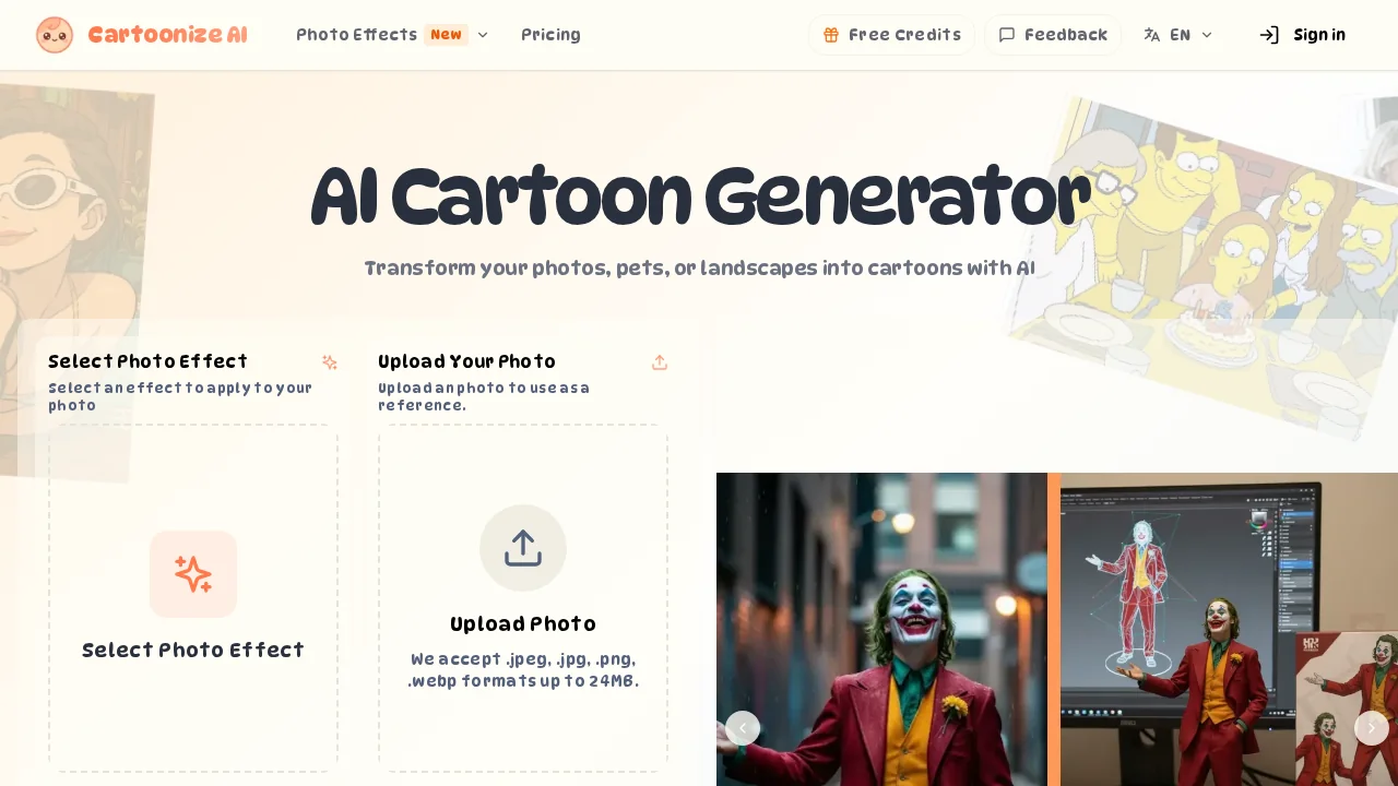 Cartoonize AI screenshot 1