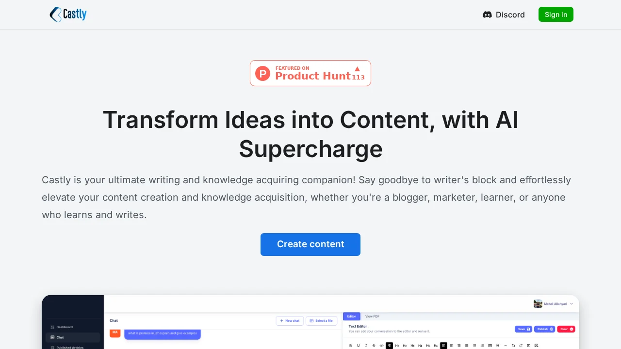 Castly screenshot 1