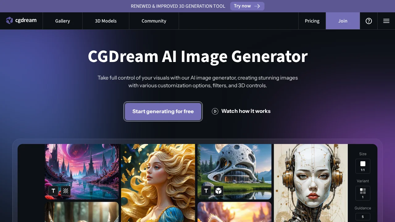 CGDream screenshot 1