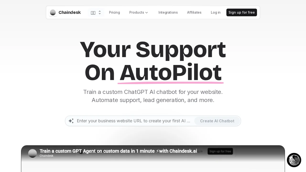 Chaindesk screenshot 1