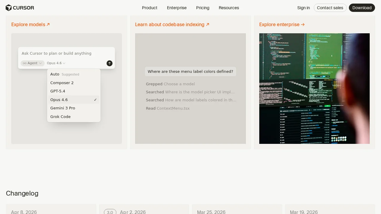 Cursor screenshot 1