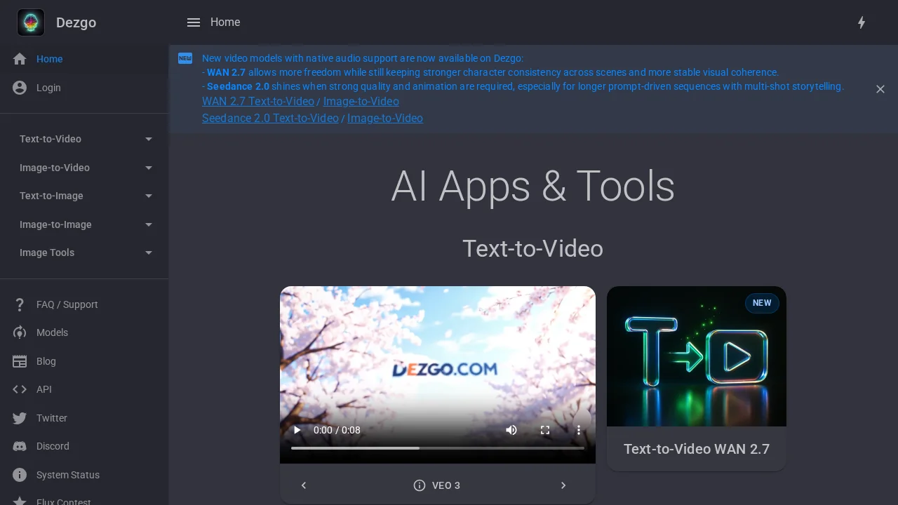 Dezgo screenshot 1