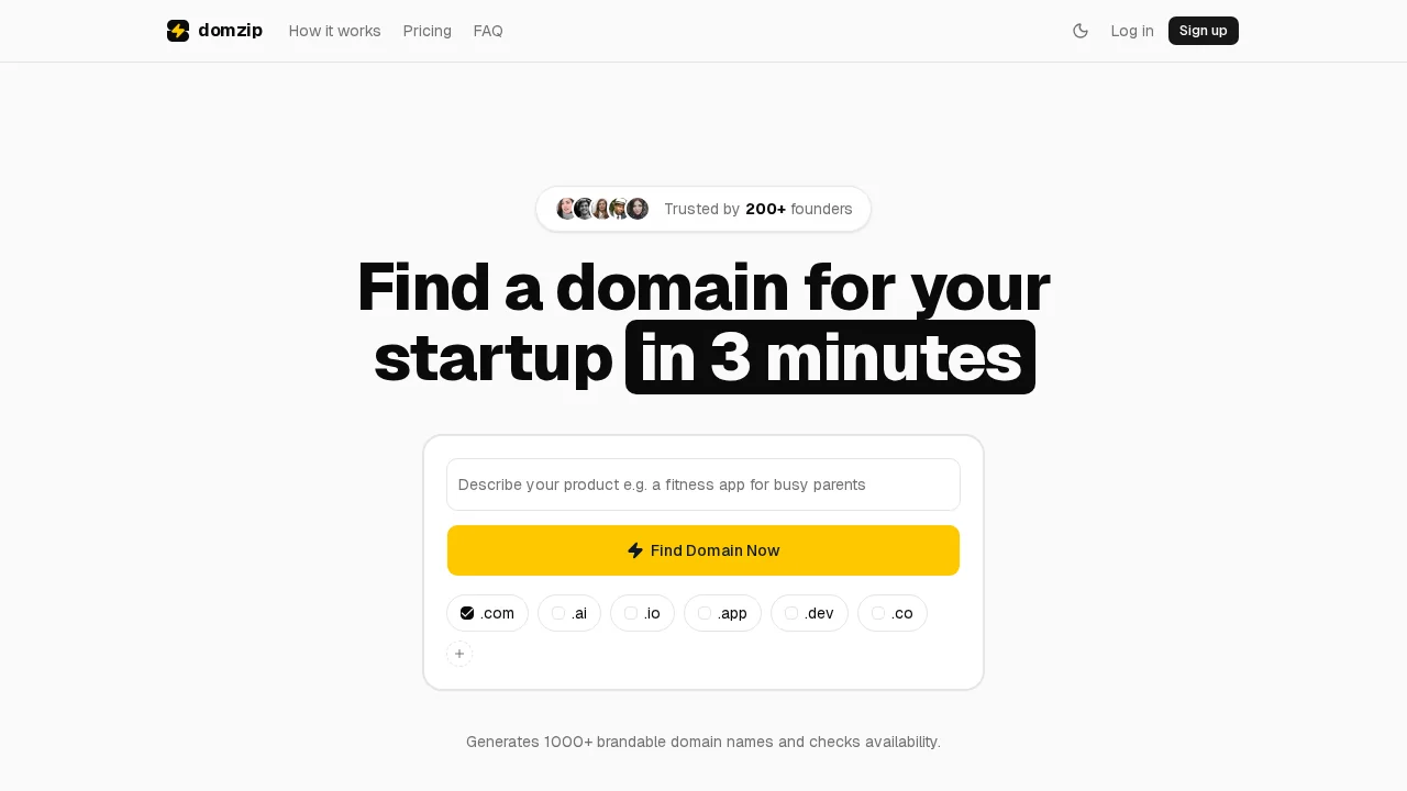 domzip screenshot 1
