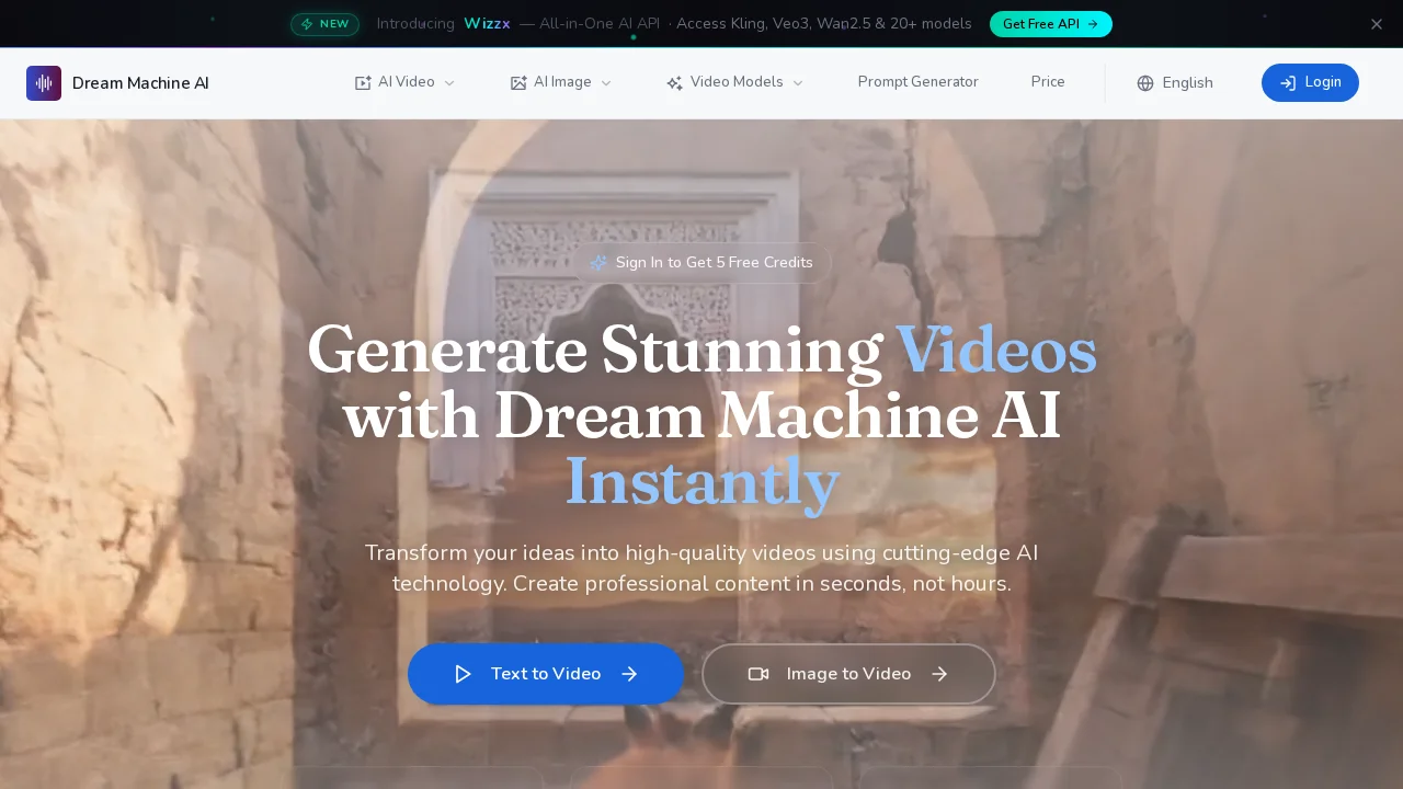 Dream Machine AI screenshot 1