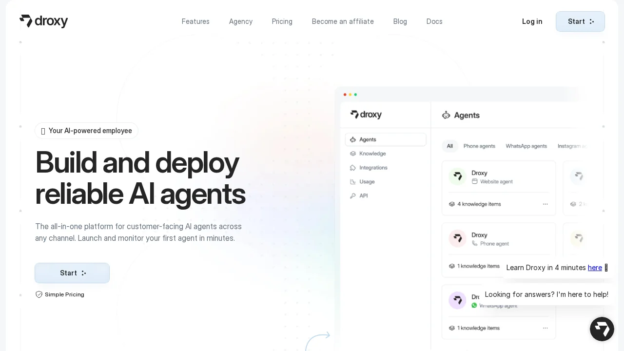 Droxy screenshot 1