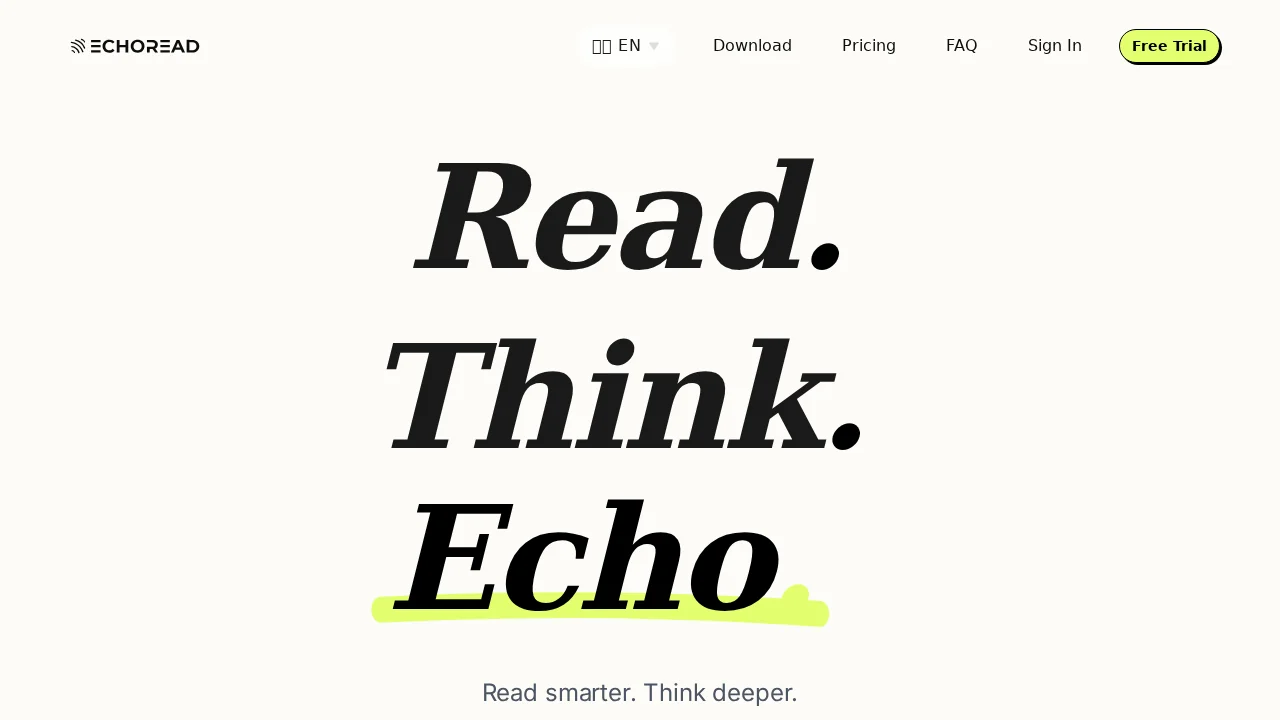 EchoRead: AI Reading Notes screenshot 1