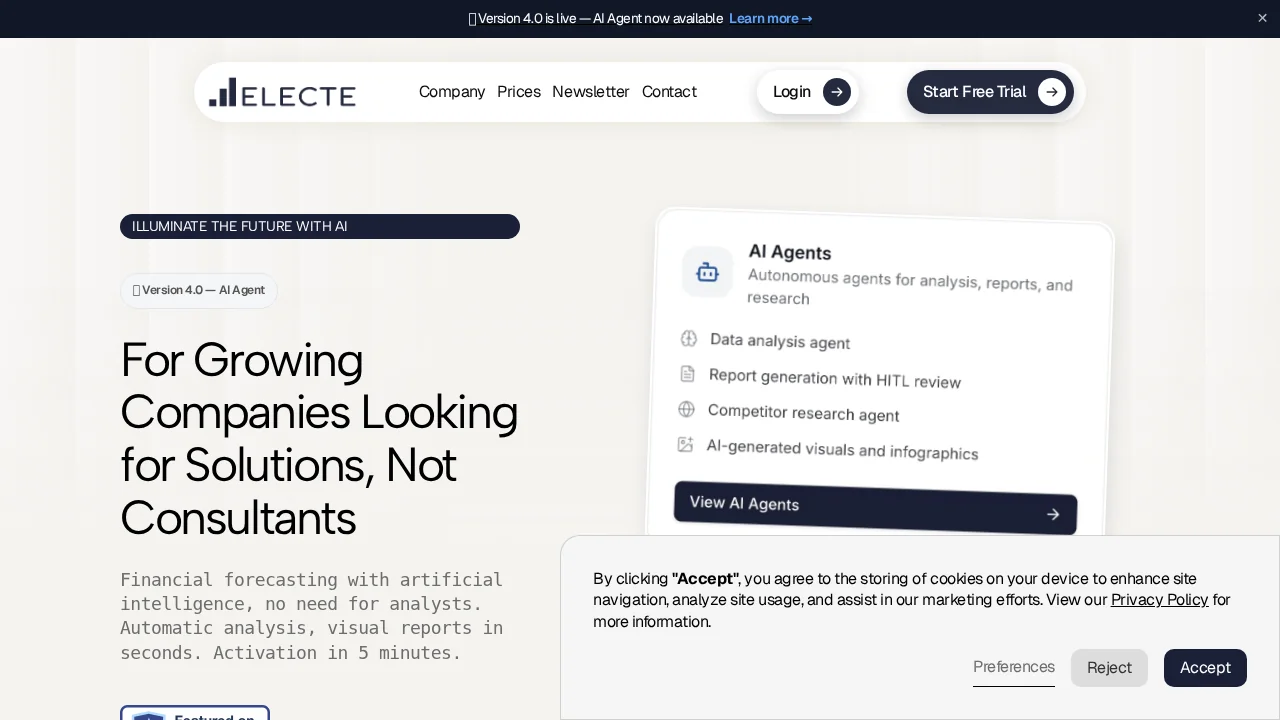 Electe screenshot 1