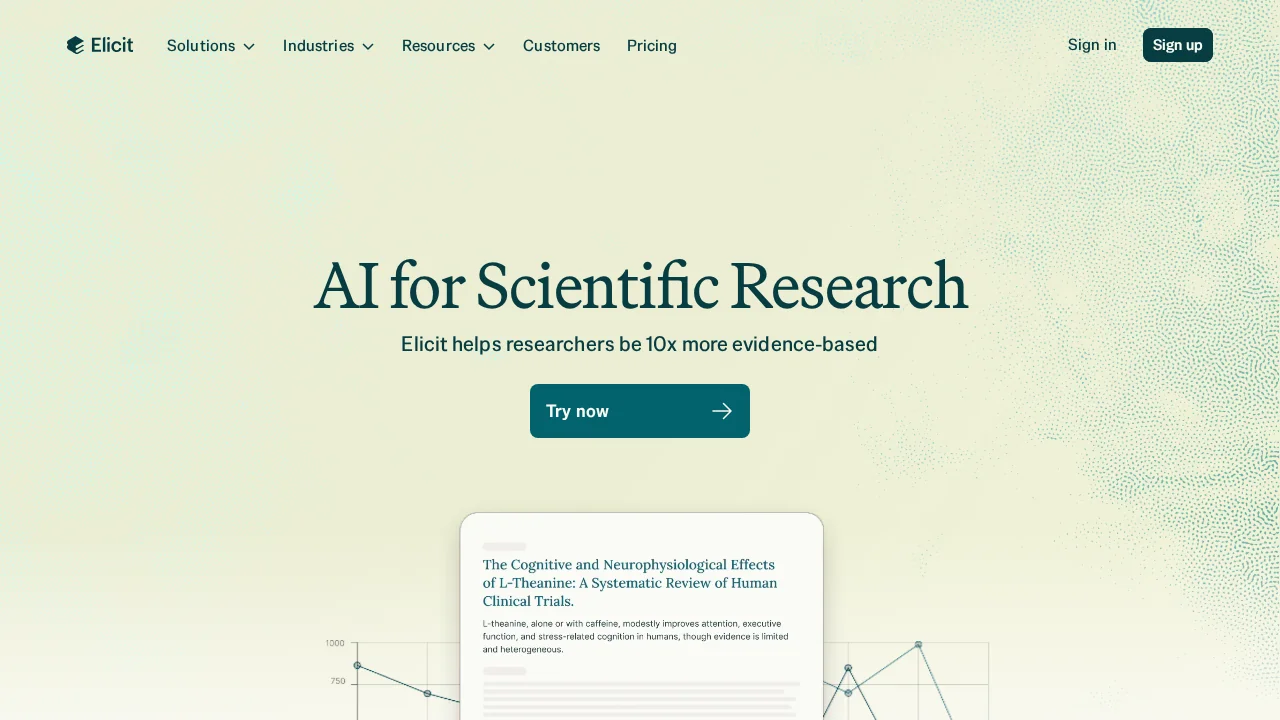 Elicit screenshot 1