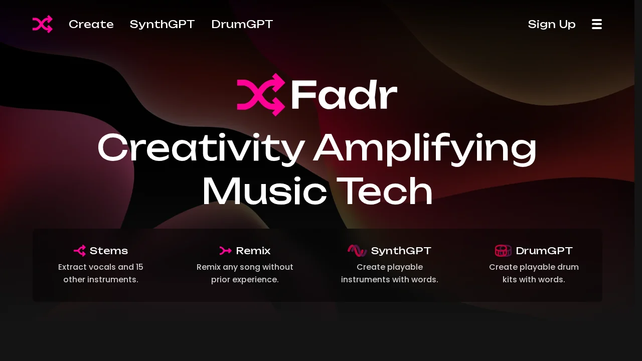 Fadr screenshot 1