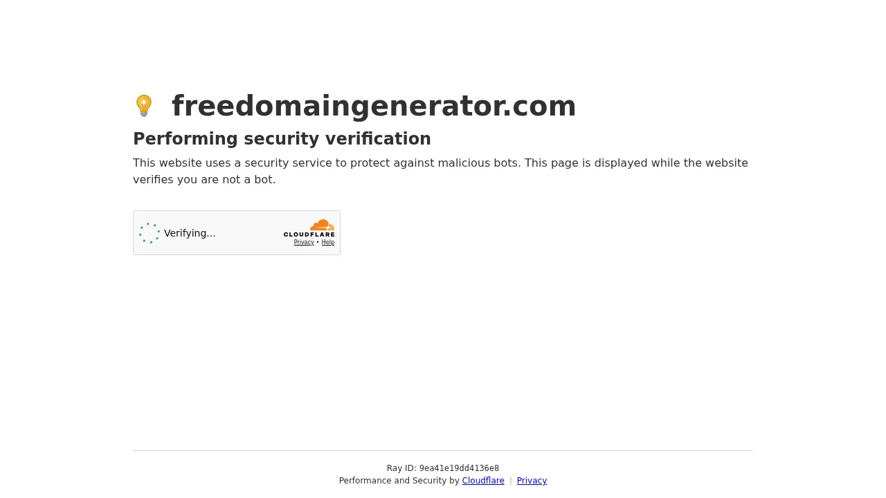 Free AI Domain Generator screenshot 1