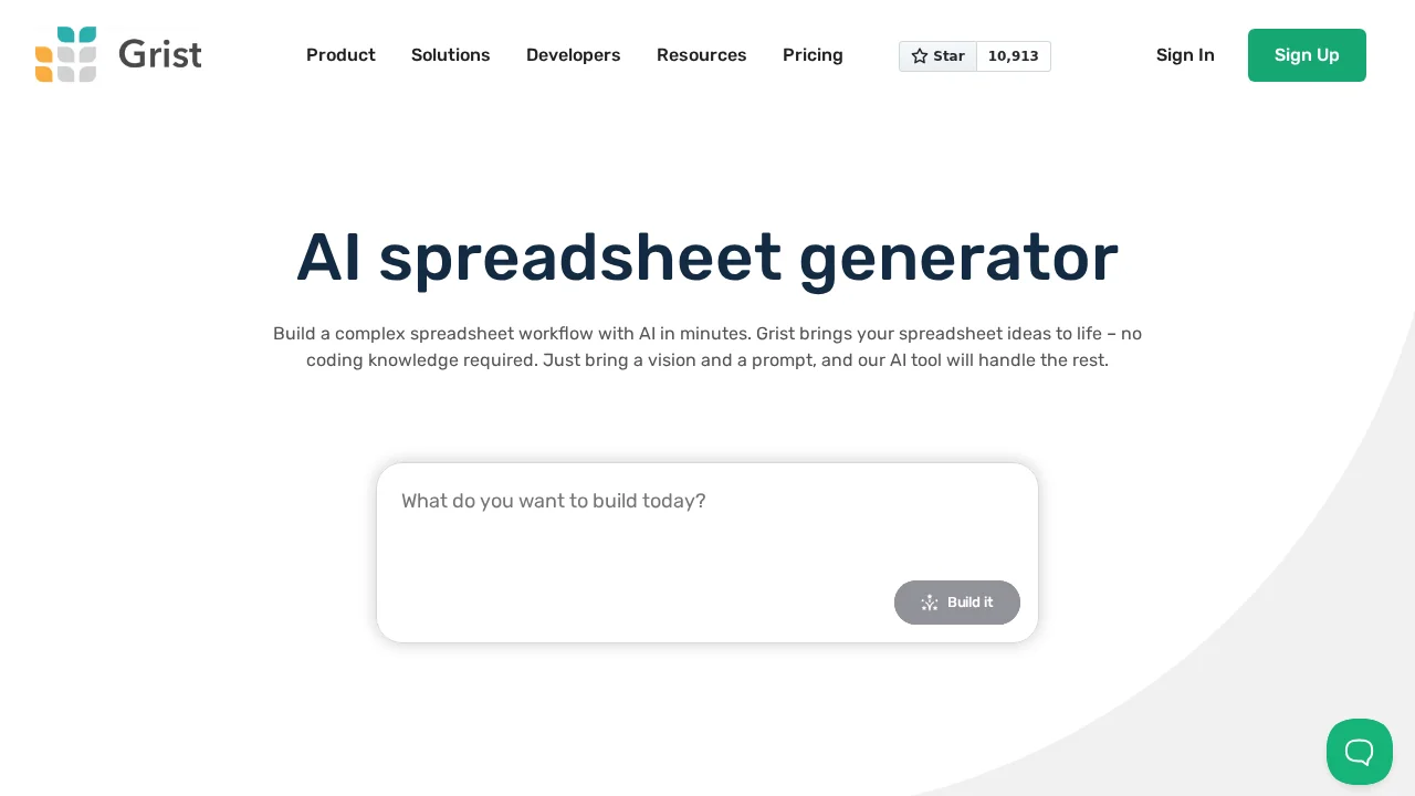 Grist screenshot 1