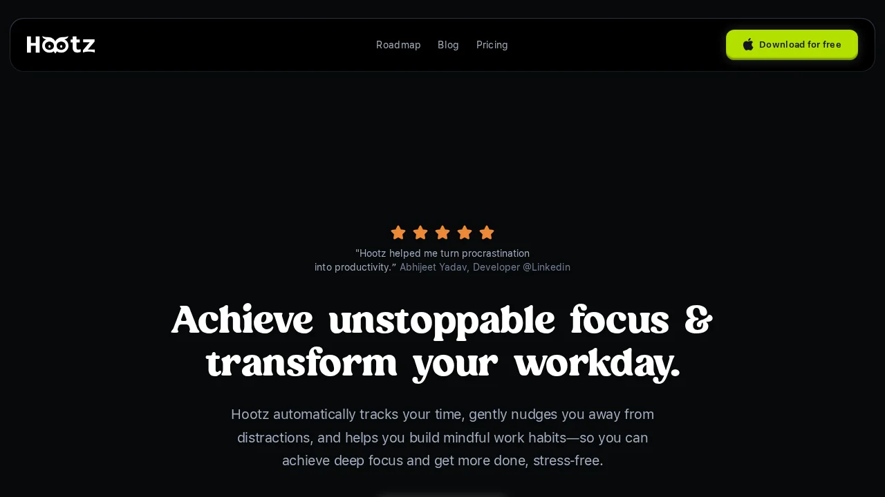 Hootz screenshot 1